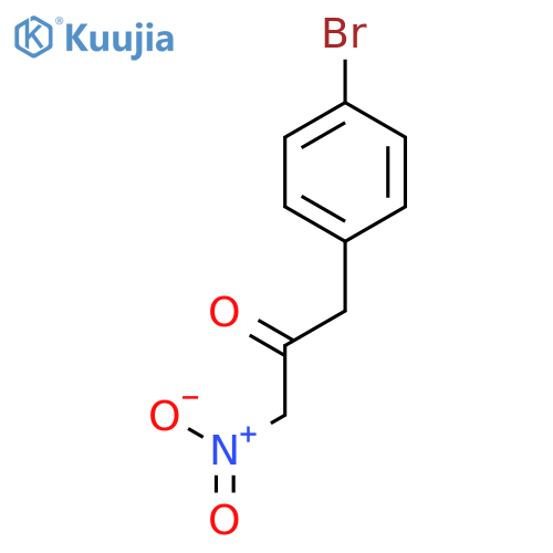 2-Propanone, 1-(4-bromophenyl)-3-nitro- structure