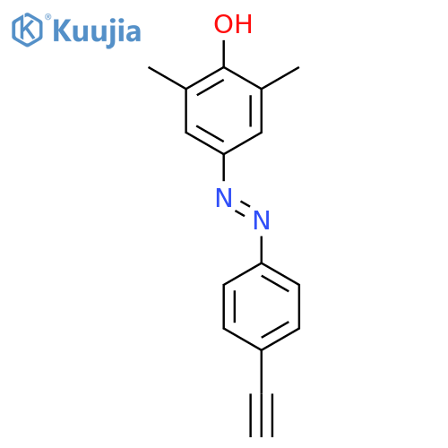 PHENOL, 4-[(4-ETHYNYLPHENYL)AZO]-2,6-DIMETHYL- structure
