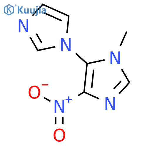 1'-methyl-4'-nitro-1,5'-Bi-1H-imidazole structure