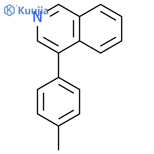 ISOQUINOLINE, 4-(4-METHYLPHENYL)- structure