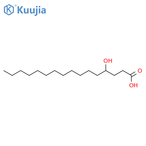 HEXADECANOIC ACID, 4-HYDROXY- structure