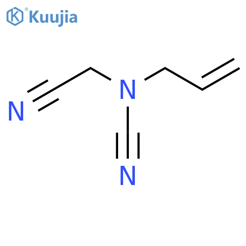 Acetonitrile,2-(cyano-2-propen-1-ylamino)- structure