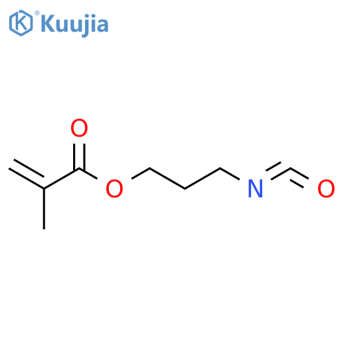 3-isocyanatopropyl 2-methylprop-2-enoate structure