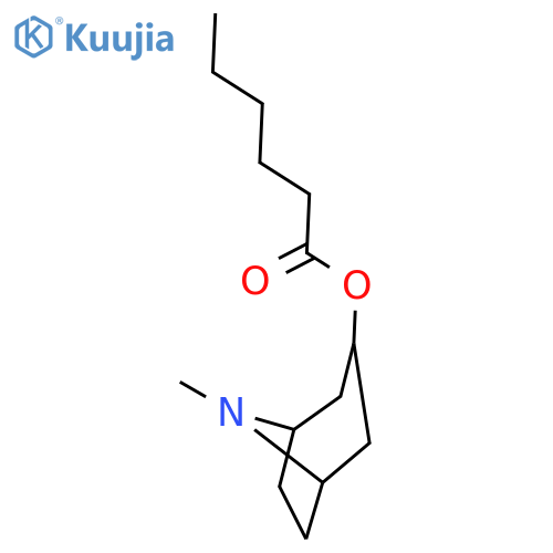 HEXANOIC ACID, 8-METHYL-8-AZABICYCLO[3.2.1]OCT-3-YL ESTER structure