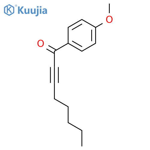 2-Octyn-1-one, 1-(4-methoxyphenyl)- structure