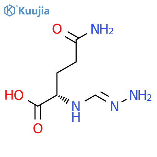 L-GLUTAMINE, N2-(AMINOIMINOMETHYL)- structure