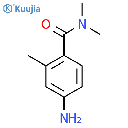 4-amino-N,N,2-trimethylbenzamide structure
