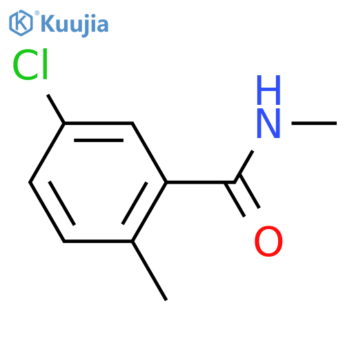 BENZAMIDE, 5-CHLORO-N,2-DIMETHYL- structure
