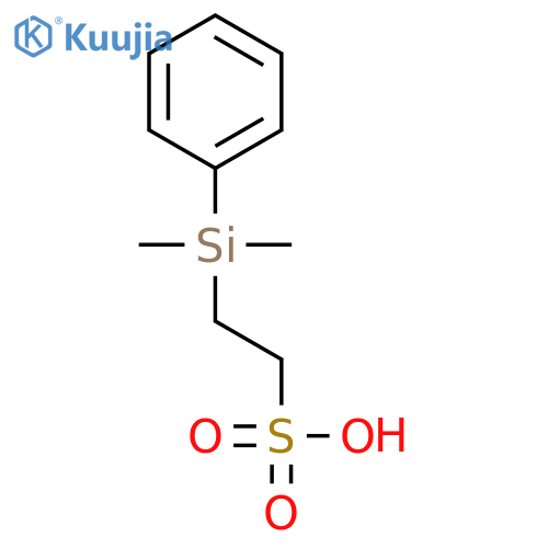 ETHANESULFONIC ACID, 2-(DIMETHYLPHENYLSILYL)- structure