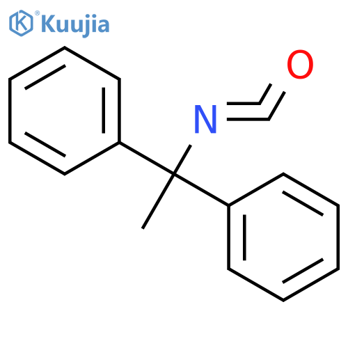 BENZENE, 1,1'-(1-ISOCYANATOETHYLIDENE)BIS- structure