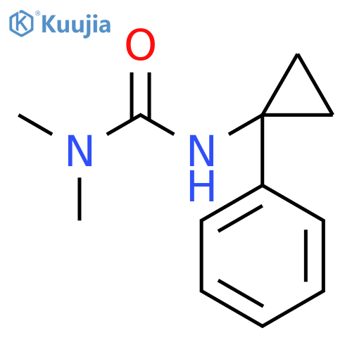 UREA, N,N-DIMETHYL-N'-(1-PHENYLCYCLOPROPYL)- structure