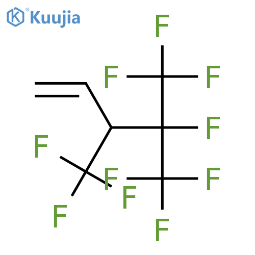 1-PENTENE, 4,5,5,5-TETRAFLUORO-3,4-BIS(TRIFLUOROMETHYL)- structure
