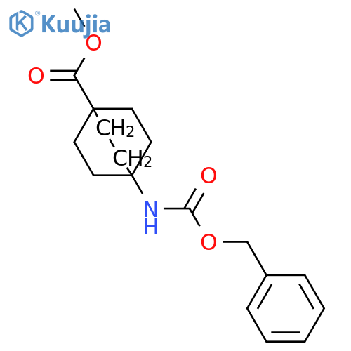 methyl 4-{[(benzyloxy)carbonyl]amino}bicyclo[2.2.2]octane-1-carboxylate structure