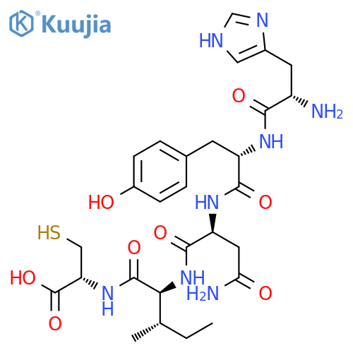 L-CYSTEINE, L-HISTIDYL-L-TYROSYL-L-ASPARAGINYL-L-ISOLEUCYL- structure