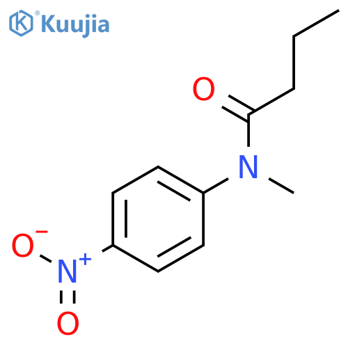 BUTANAMIDE, N-METHYL-N-(4-NITROPHENYL)- structure