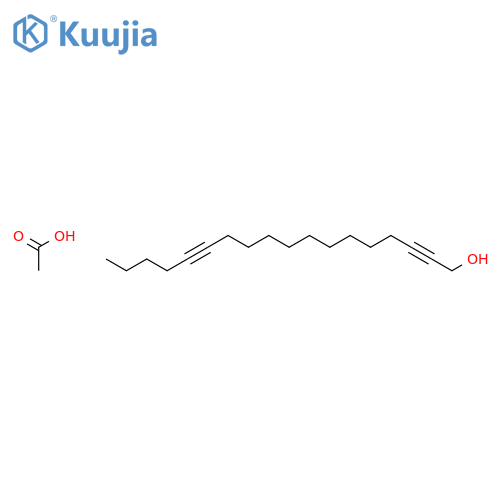 2,13-OCTADECADIYN-1-OL, ACETATE structure