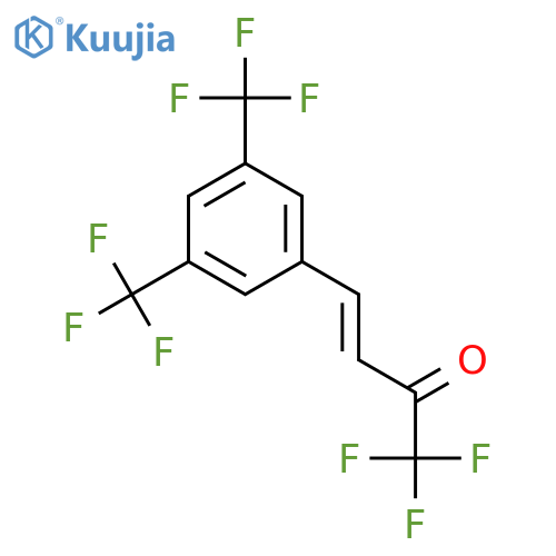 3-Buten-2-one, 4-[3,5-bis(trifluoromethyl)phenyl]-1,1,1-trifluoro-, (3E)- structure