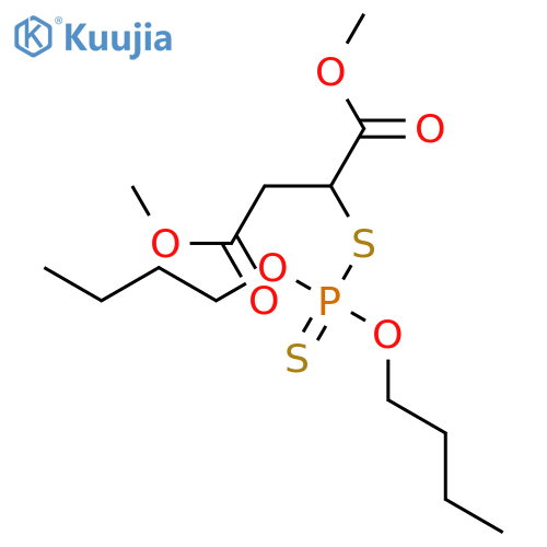 BUTANEDIOIC ACID, [(DIBUTOXYPHOSPHINOTHIOYL)THIO]-, DIMETHYL ESTER structure