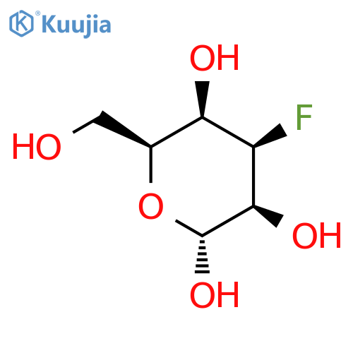 b-D-Mannopyranose, 3-deoxy-3-fluoro- structure