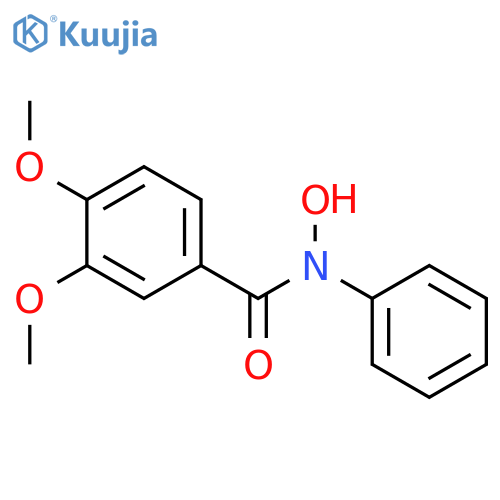 BENZAMIDE, N-HYDROXY-3,4-DIMETHOXY-N-PHENYL- structure