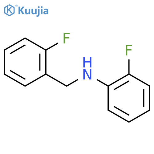 2-fluoro-N-(2-fluorophenyl)methylaniline structure