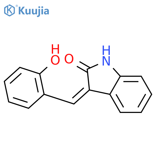 (3Z)-3-(2-hydroxyphenyl)methylidene-2,3-dihydro-1H-indol-2-one structure