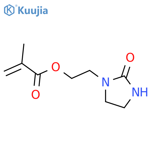 2-Propenoic acid,2-methyl-, 2-(2-oxo-1-imidazolidinyl)ethyl ester structure