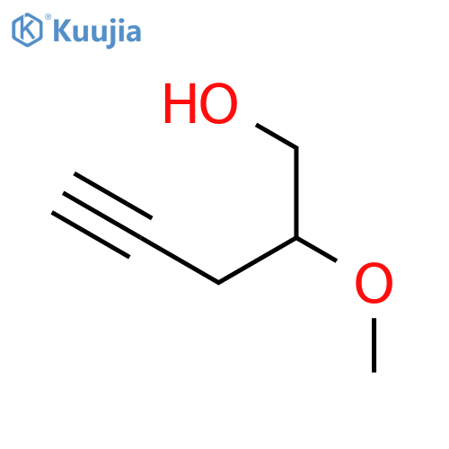 4-Pentyn-1-ol, 2-methoxy- structure
