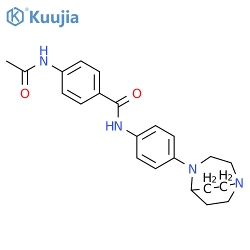 Benzamide,4-(acetylamino)-N-[4-(1,4-diazabicyclo[3.2.2]non-4-yl)phenyl]- structure