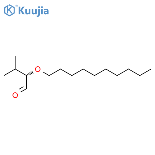 Butanal, 2-(decyloxy)-3-methyl-, (2S)- structure