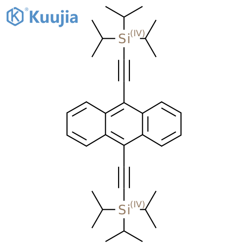 9,10-Bis[(triisopropylsilyl)ethynyl]anthracene structure