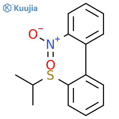 1,1'-BIPHENYL, 2-[(1-METHYLETHYL)THIO]-2'-NITRO- structure