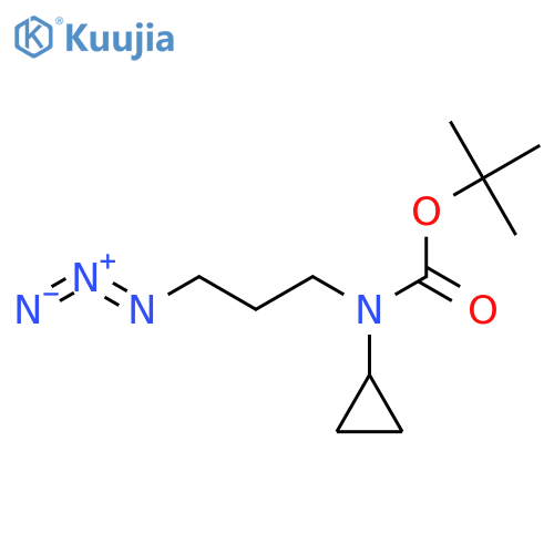 CARBAMIC ACID, (3-AZIDOPROPYL)CYCLOPROPYL-, 1,1-DIMETHYLETHYL ESTER structure