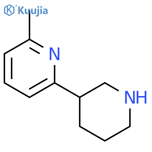 2-methyl-6-(piperidin-3-yl)pyridine structure