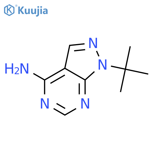 1-tert-butyl-1H-pyrazolo[3,4-d]pyrimidin-4-amine structure