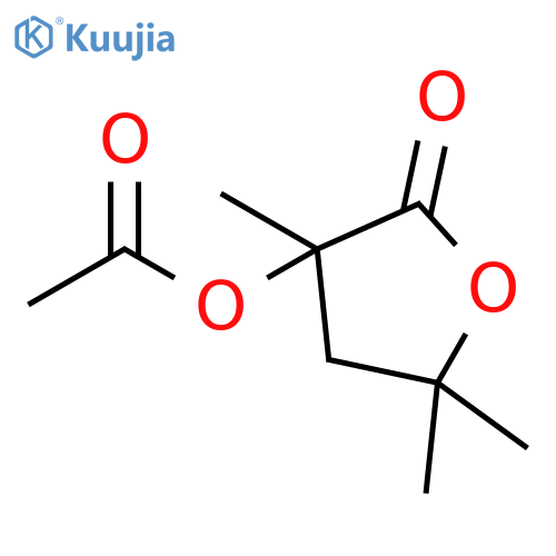 2(3H)-Furanone, 3-(acetyloxy)dihydro-3,5,5-trimethyl- structure