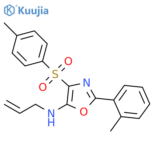 4-(4-methylbenzenesulfonyl)-2-(2-methylphenyl)-N-(prop-2-en-1-yl)-1,3-oxazol-5-amine structure