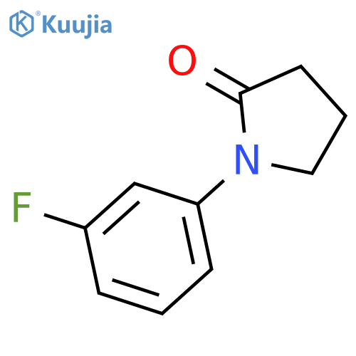 2-Pyrrolidinone, 1-(3-fluorophenyl)- structure