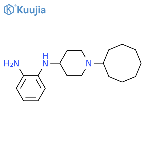 1,2-Benzenediamine, N-(1-cyclooctyl-4-piperidinyl)- structure