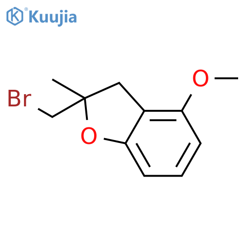 BENZOFURAN, 2-(BROMOMETHYL)-2,3-DIHYDRO-4-METHOXY-2-METHYL- structure