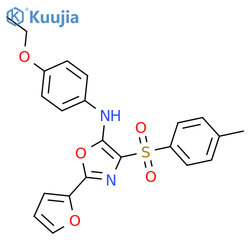 N-(4-ethoxyphenyl)-2-(furan-2-yl)-4-(4-methylbenzenesulfonyl)-1,3-oxazol-5-amine structure