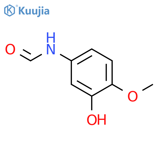 FORMAMIDE, N-(3-HYDROXY-4-METHOXYPHENYL)- structure