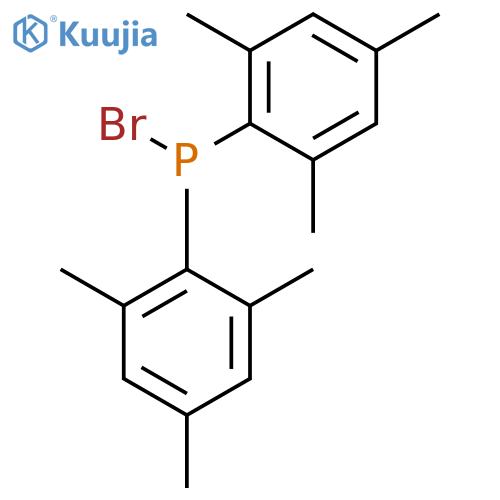 PHOSPHINOUS BROMIDE, BIS(2,4,6-TRIMETHYLPHENYL)- structure