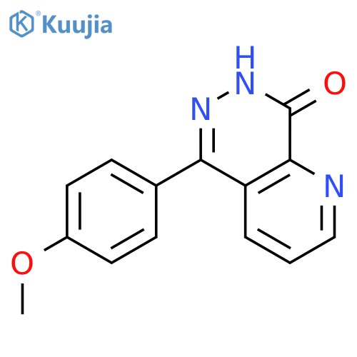 Pyrido[2,3-d]pyridazin-8(7H)-one, 5-(4-methoxyphenyl)- structure