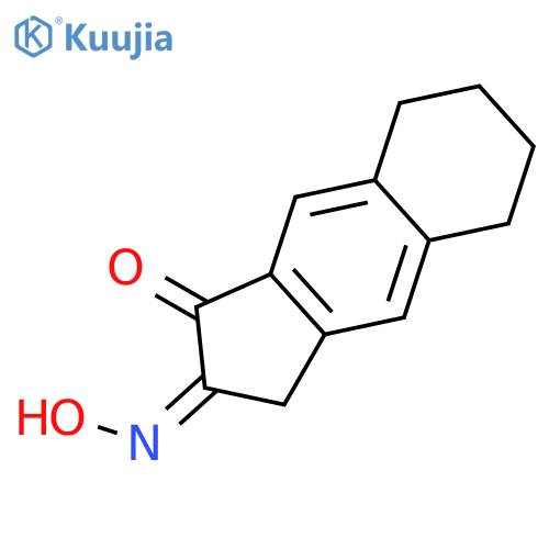 1H-Benz[f]indene-1,2(3H)-dione, 5,6,7,8-tetrahydro-, 2-oxime structure