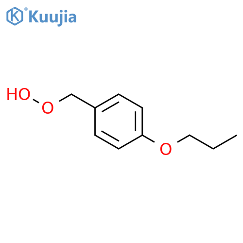Hydroperoxide, (4-propoxyphenyl)methyl structure