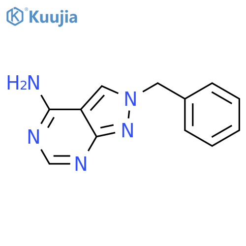 2-Benzyl-2H-pyrazolo[3,4-d]pyrimidin-4-amine structure