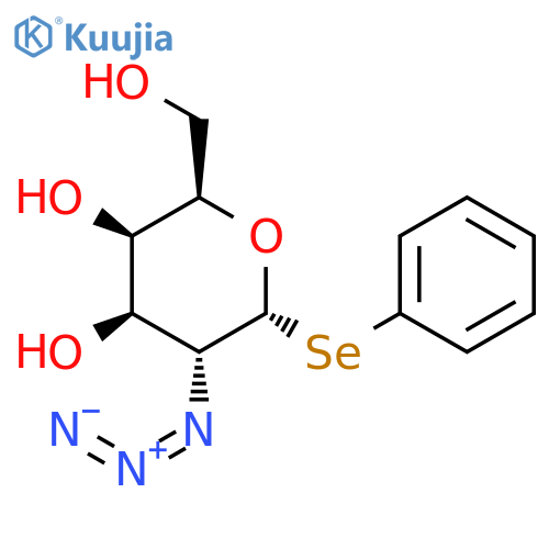 Phenyl 2-azido-2-deoxy-1-seleno-α-D-galactopyranoside structure