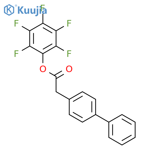 [1,1'-BIPHENYL]-4-ACETIC ACID, PENTAFLUOROPHENYL ESTER structure