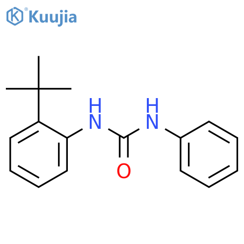 UREA, N-[2-(1,1-DIMETHYLETHYL)PHENYL]-N'-PHENYL- structure